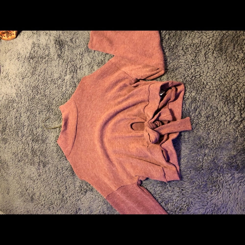 Crop sweater